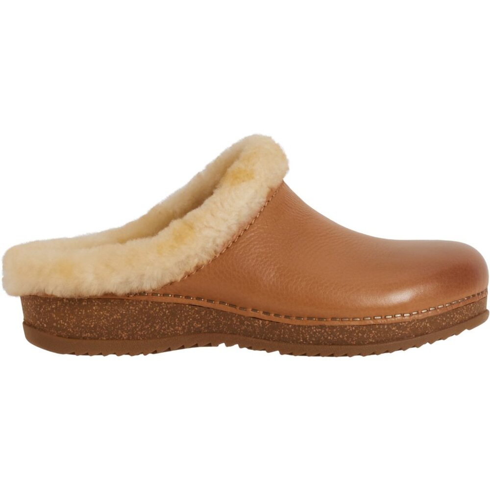 DEAL! new Dansko SHEEPSKIN FUR! Magda Mule Shoes Leather  tan  Women 2512 6S3